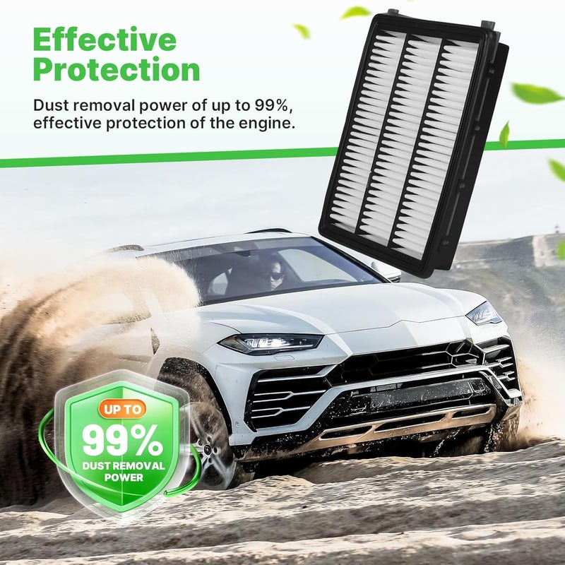 RVgolf 2PCS Engine Air Filter Fit for Hyundai Tucson 2016-2021, Kia Sportage 2017-2022 Air Filter Replacement Engine Filter Automotive Accessories# CA12065 - Image 5
